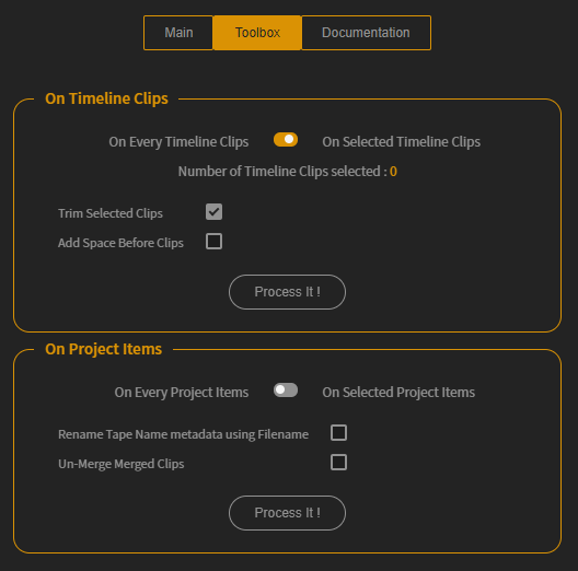 PlumePack Autokroma Toolbox Tab Options Adobe Premiere Pro