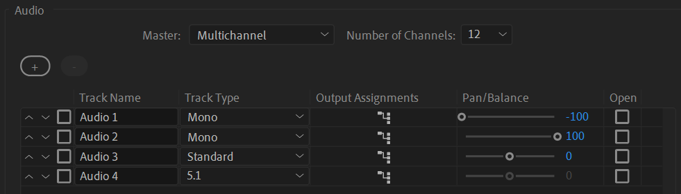 new multichannel sequence audio types