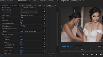 Blackmagic Raw After Effects