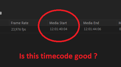 Blackmagic RAW (BRAW) Wrong Timecode Issue in Adobe CC