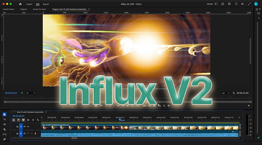 GPU Decoding in Influx Importer for Adobe (FREE V2 BETA)