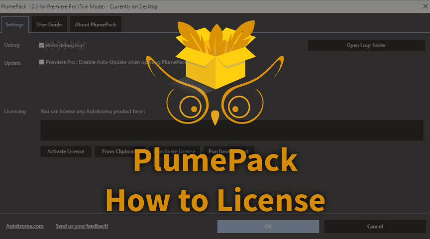 How to License PlumePack