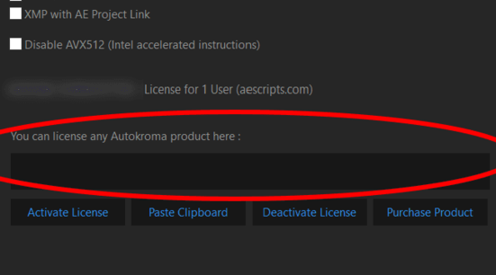 How to License AfterCodecs
